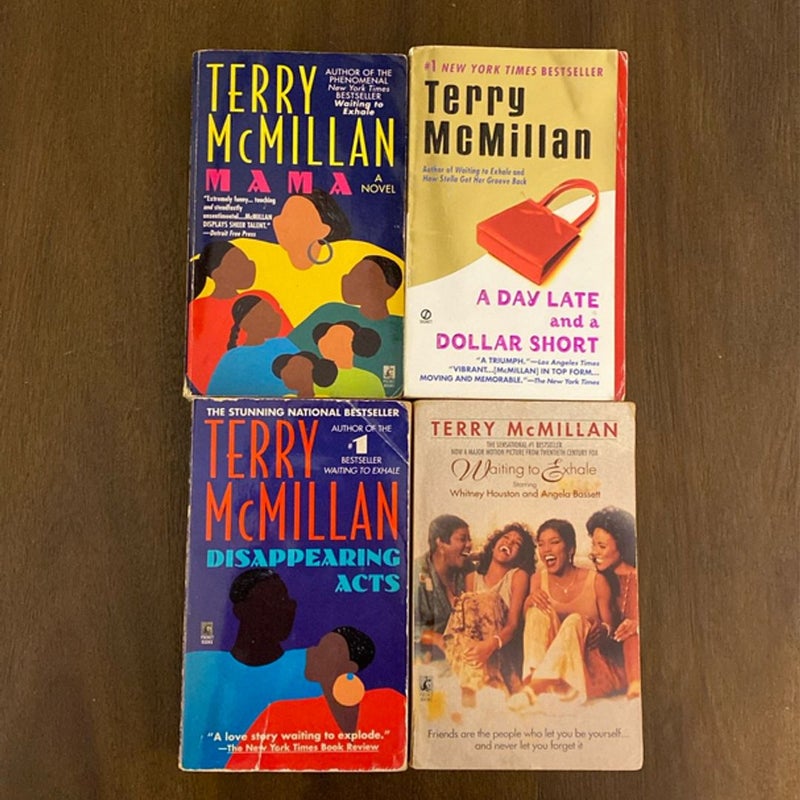 Terry McMillan Paperback Reader’s Bundle (1992-2001)