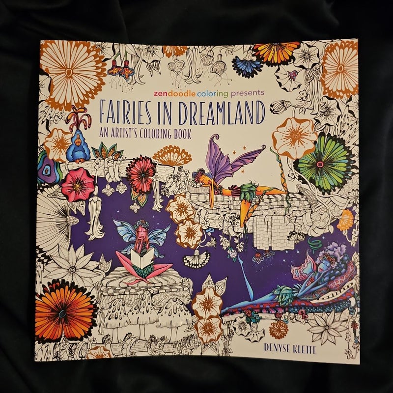 Zendoodle Coloring Presents Fairies in Dreamland