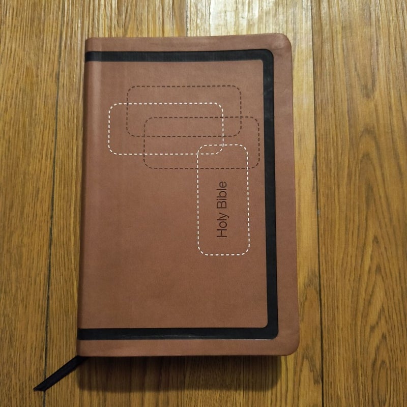 Brown leather nkjv bible 