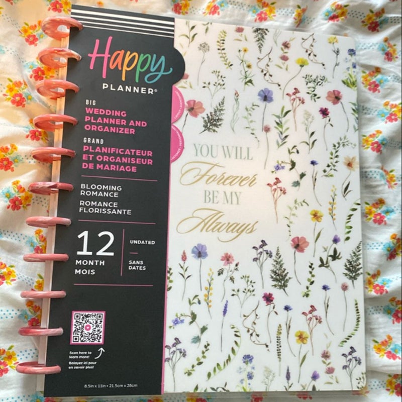 Happy Planner Big Wedding Planner and Organizer + Stickers!