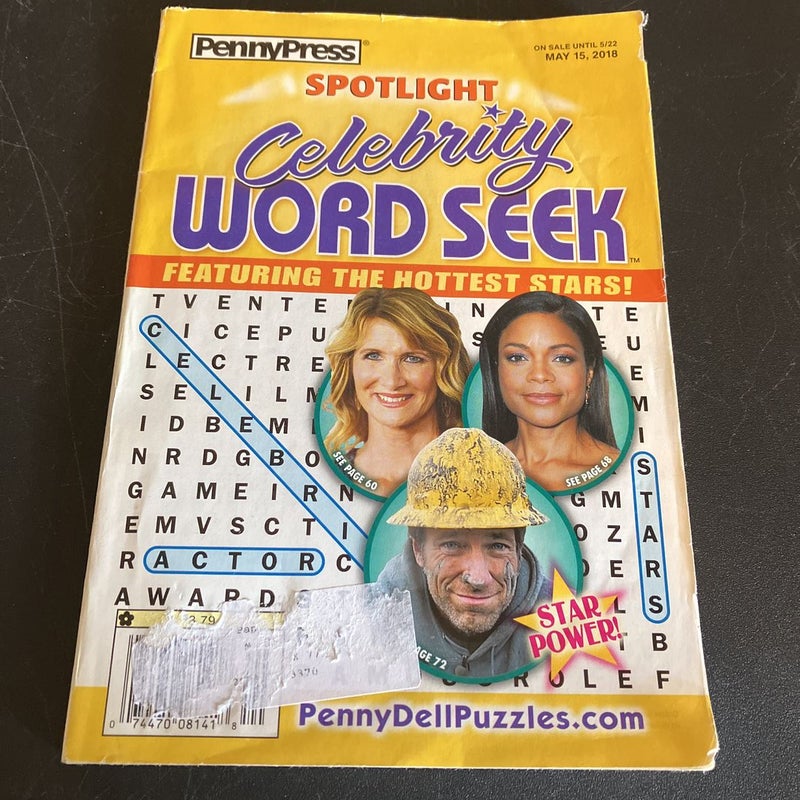 celebrity word search 