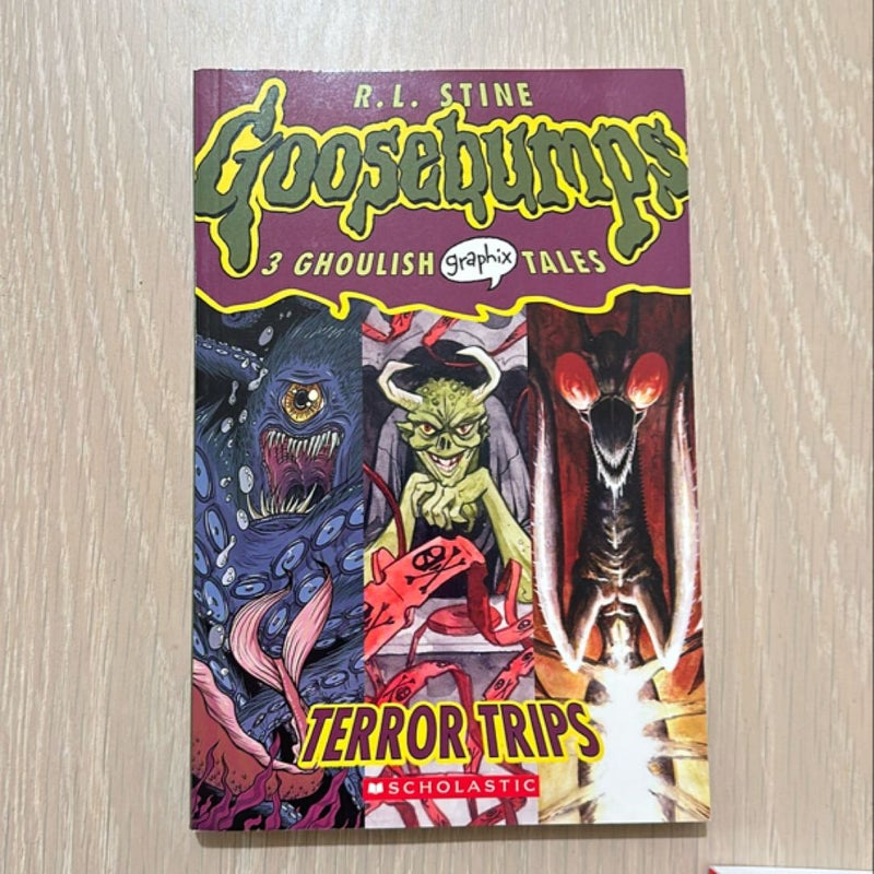 Terror Trips: 3 Ghoulish Graphix Tales: a Graphic Novel (Goosebumps Graphix #2)