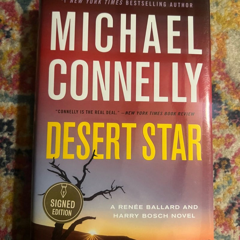 Desert Star by Michael Connelly (2022, Hardcover) SIGNED - 1st PRINT / EDITION