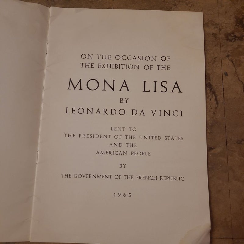 On the ocassion of the exhibition of mona Lisa 