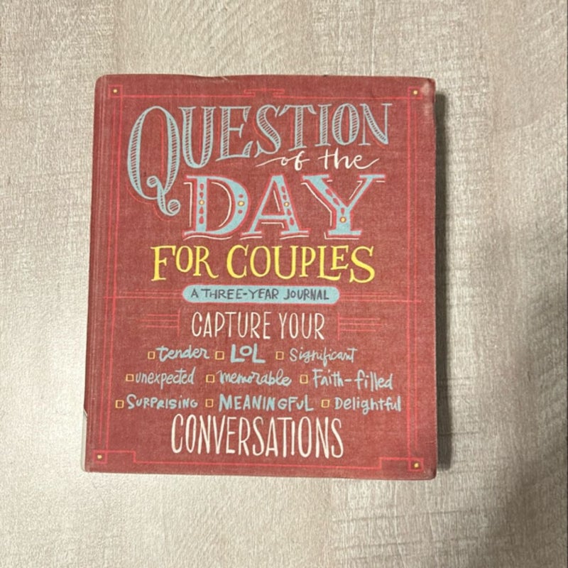 Question of the Day for Couples