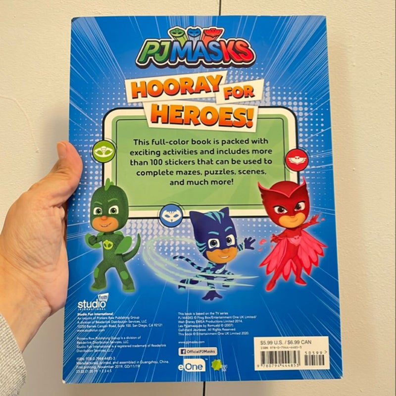 PJ Masks: Hooray for Heroes! Sticker Book