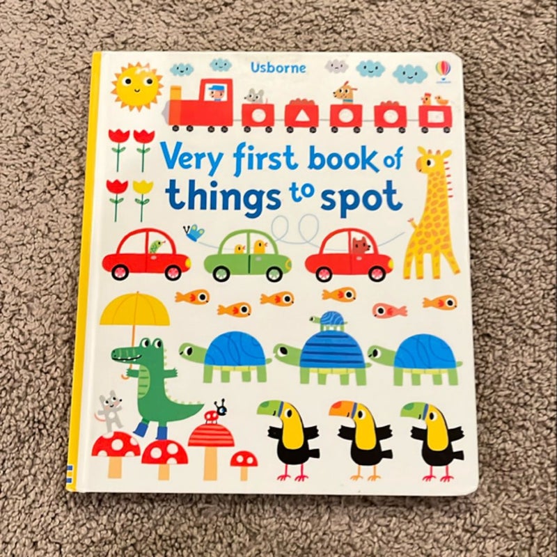 Very first book if things to spot