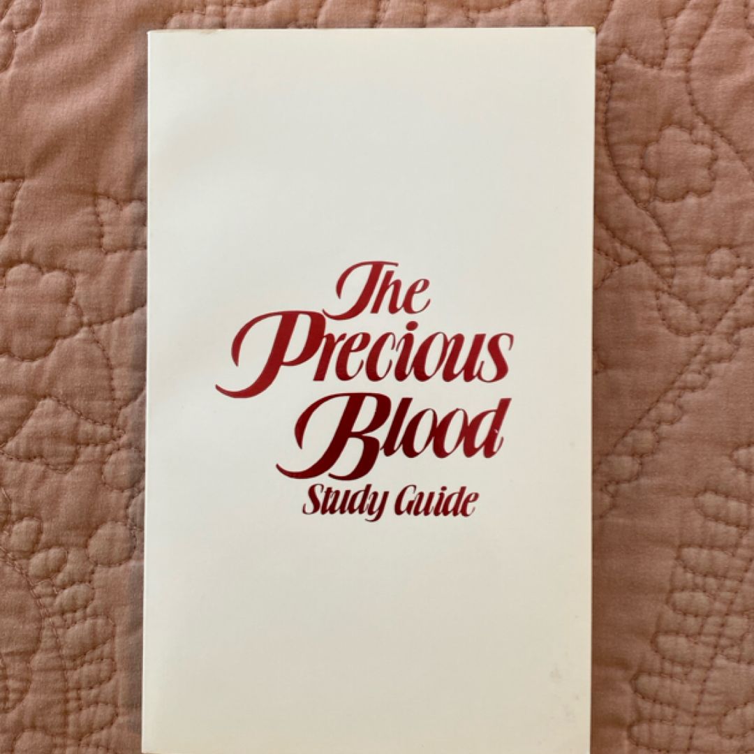 The Precious Blood Study Guide (1986)
