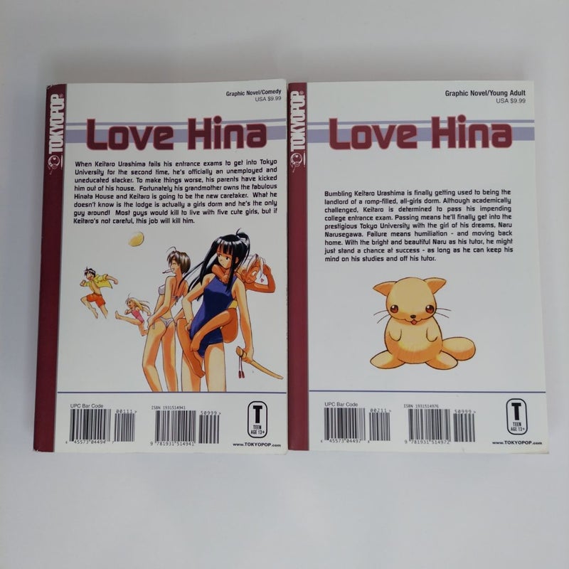 Love Hina Vol 1-6 BUNDLE