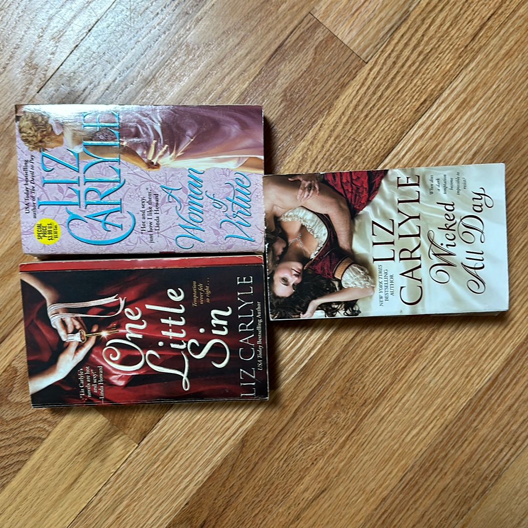 Lit of 3 paperbacks - One Little Sin, plus 2 more 