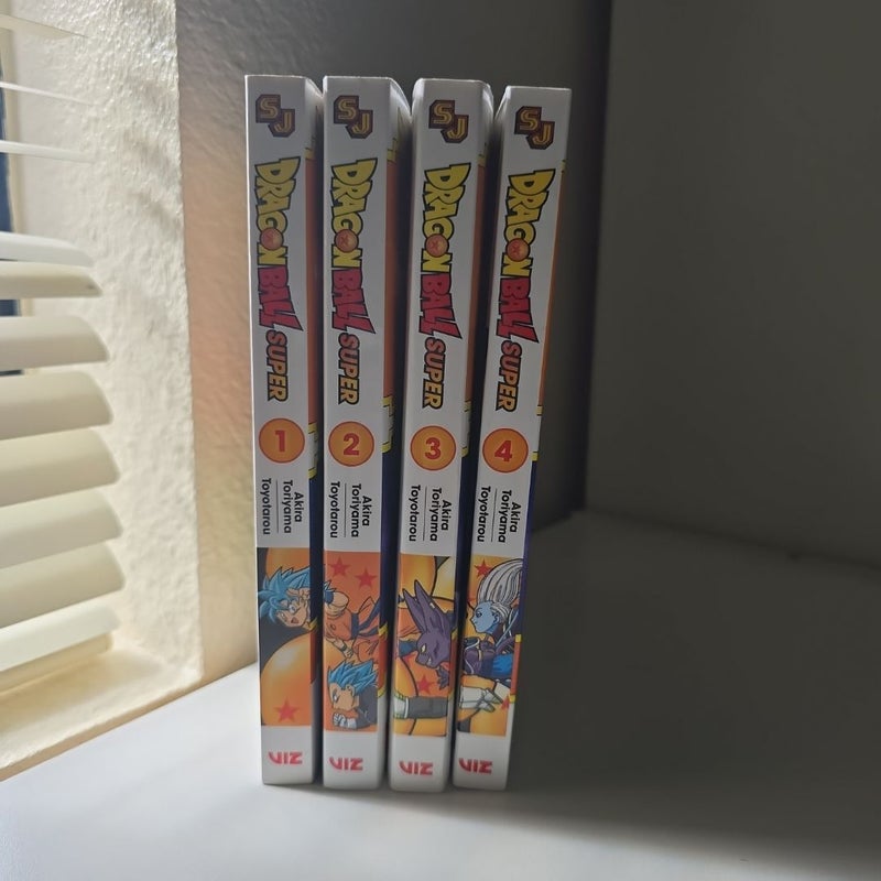 Dragon Ball Super, Vol. 1-4 bundle 