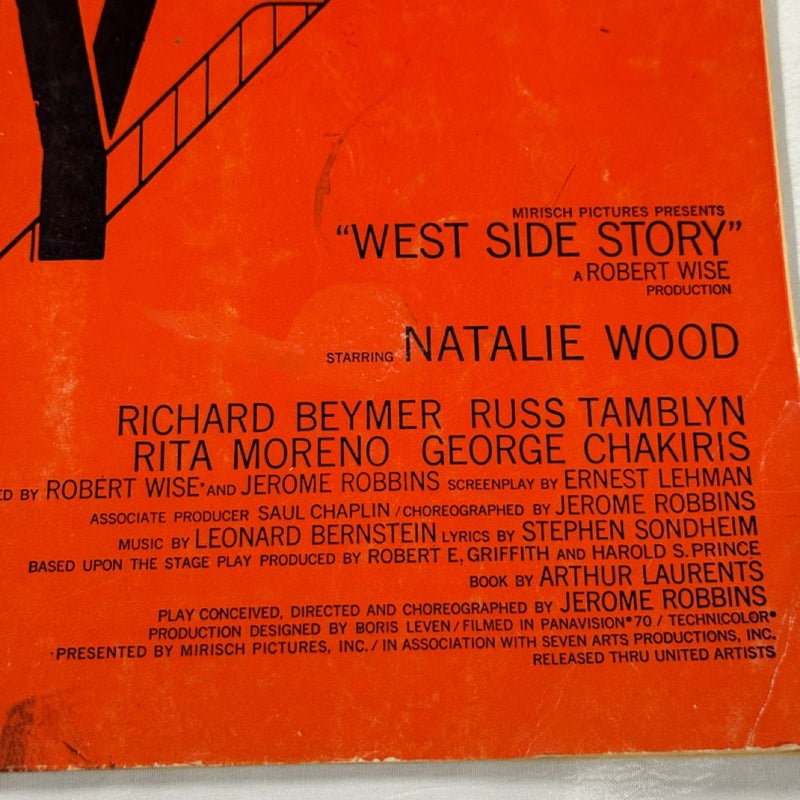 Vocal Selections from West Sife Story G. Schirmer A-1217