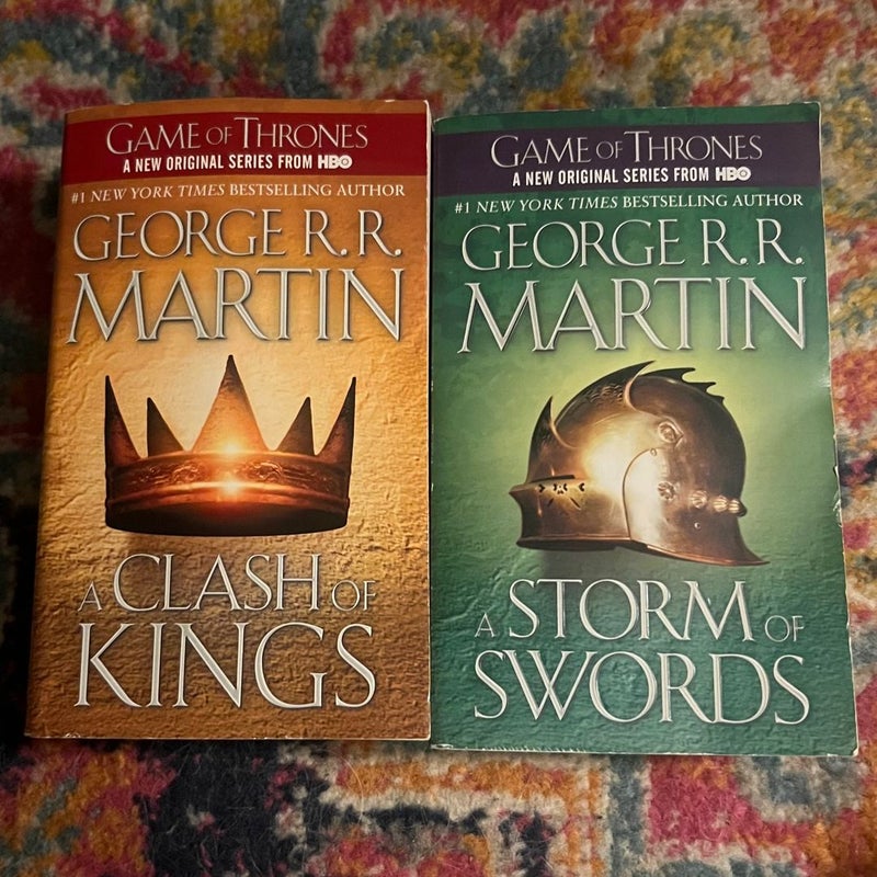 A Storm of Swords, A Clash of Kings