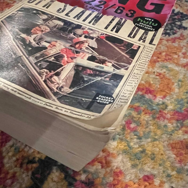 11/22/63 A Novel by Stephen King (First Pocket Books) PB VG