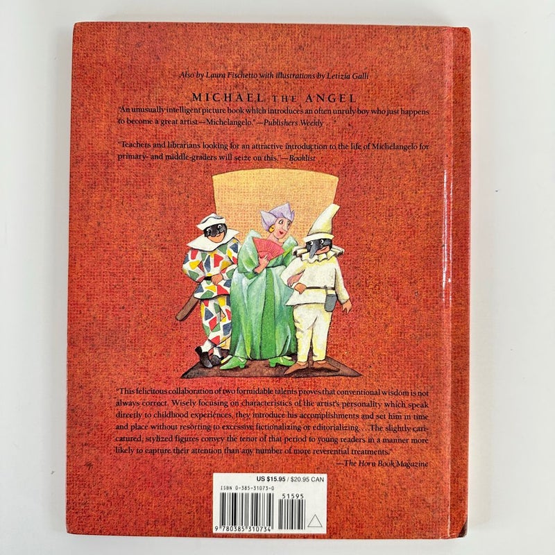 Harlequin and the Green Dress