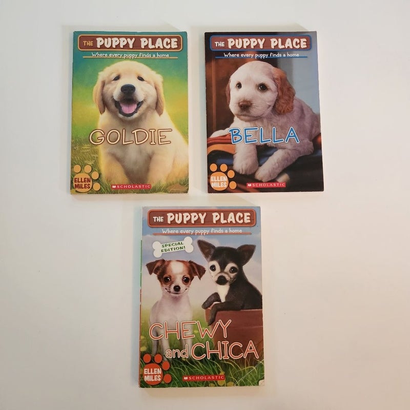 The Puppy Place Book Lot of 3