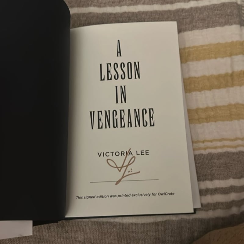 A Lesson in Vengeance