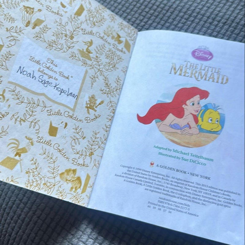 The Little Mermaid (Disney Princess) A Little Golden Book