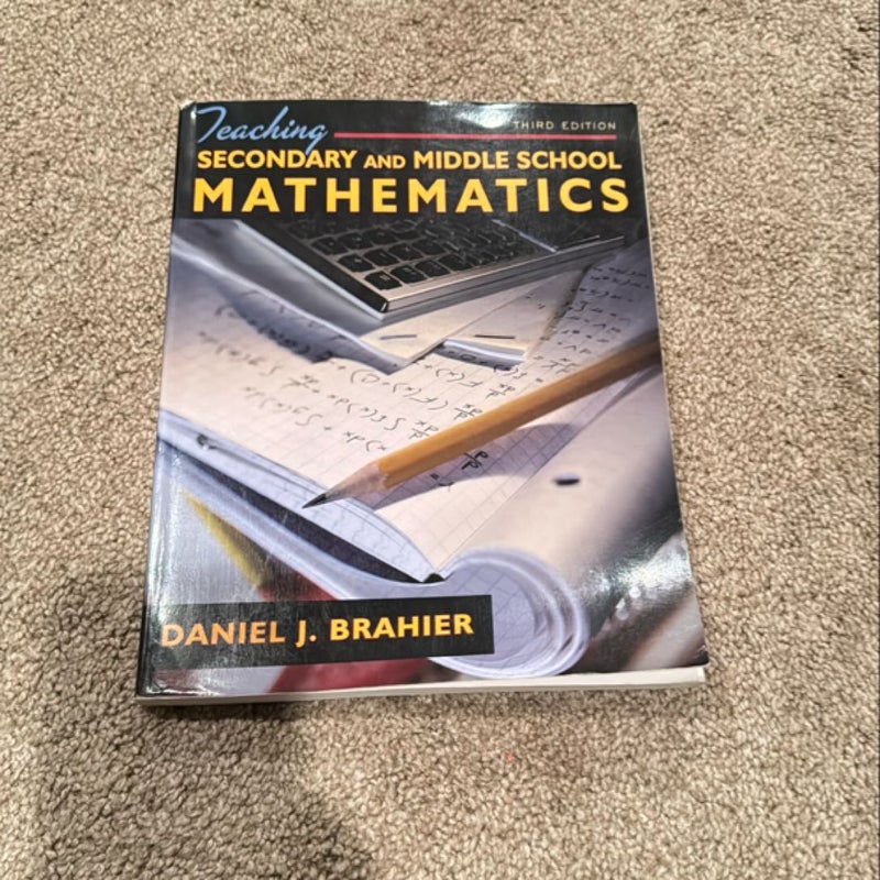 Teaching Secondary and Middle School Mathematics