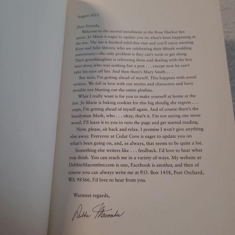 Rose Harbor in Bloom