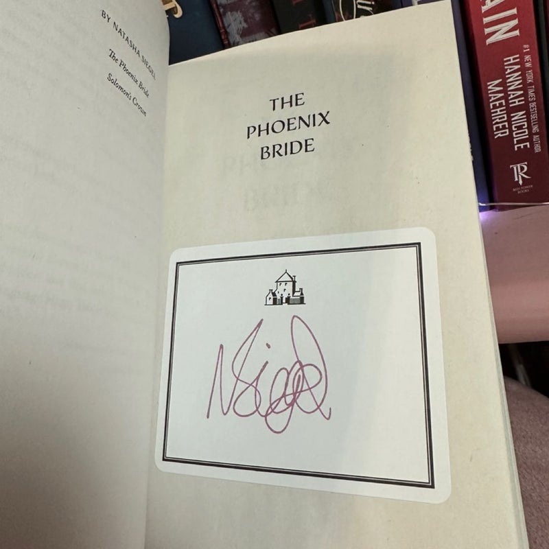 The Phoenix Bride by Natasha Siegel Signed Parnassus Love subscription.