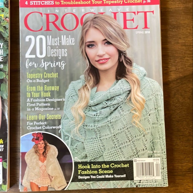 BUNDLE Crochet Booklets and Magazines 