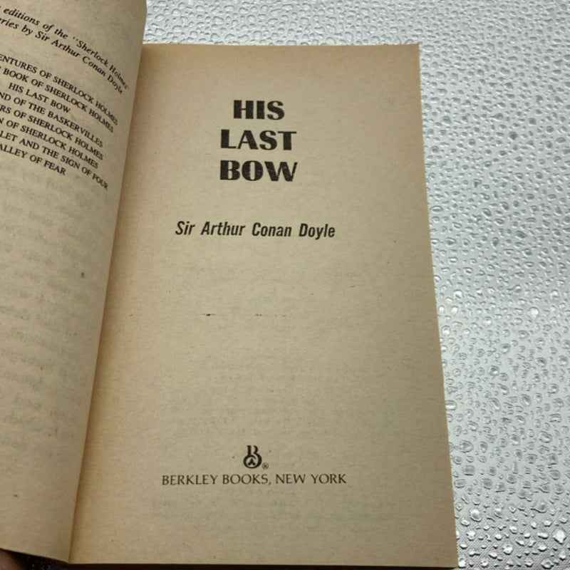 His Last Bow