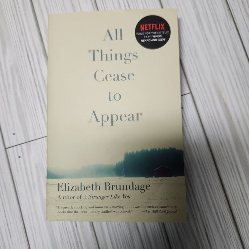 All Things Cease to Appear