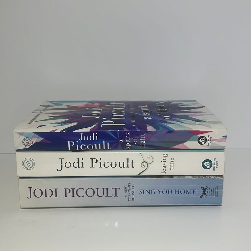 Jodi Picoult’s (3 Book) Bundle: A Spark of Light, Leaving Time, & Sing You Home