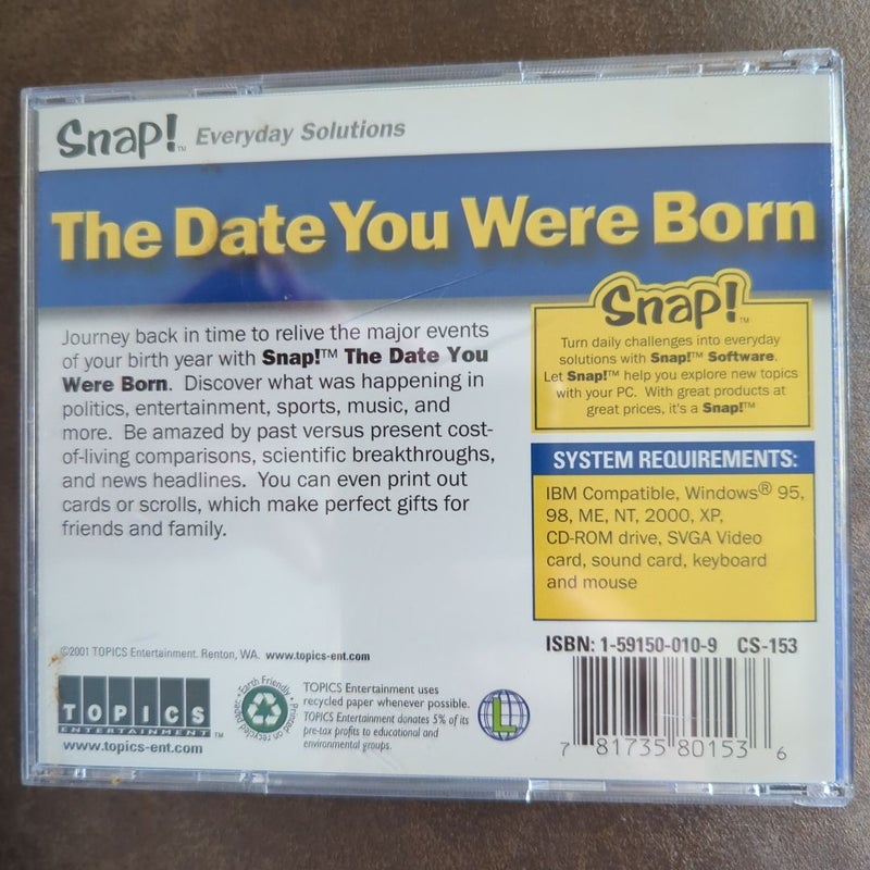 The Date You Were Born 