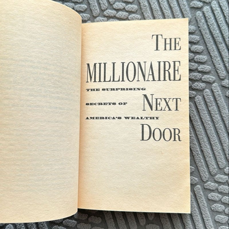 The Millionaire Next Door