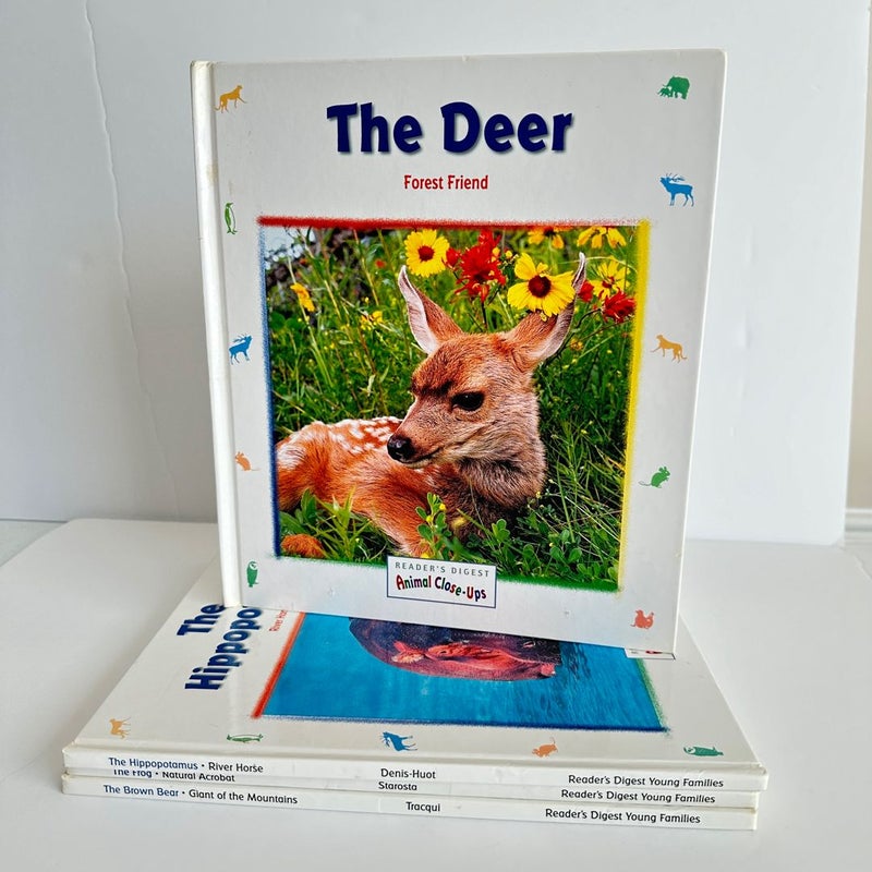 Reader’s Digest Animal Close-Ups bundle, 4 books