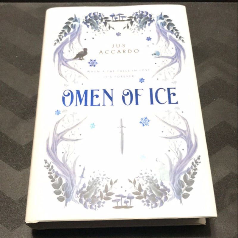 Omen of Ice (OWLCRATE Special Edition SIGNED SPRAYED edges)