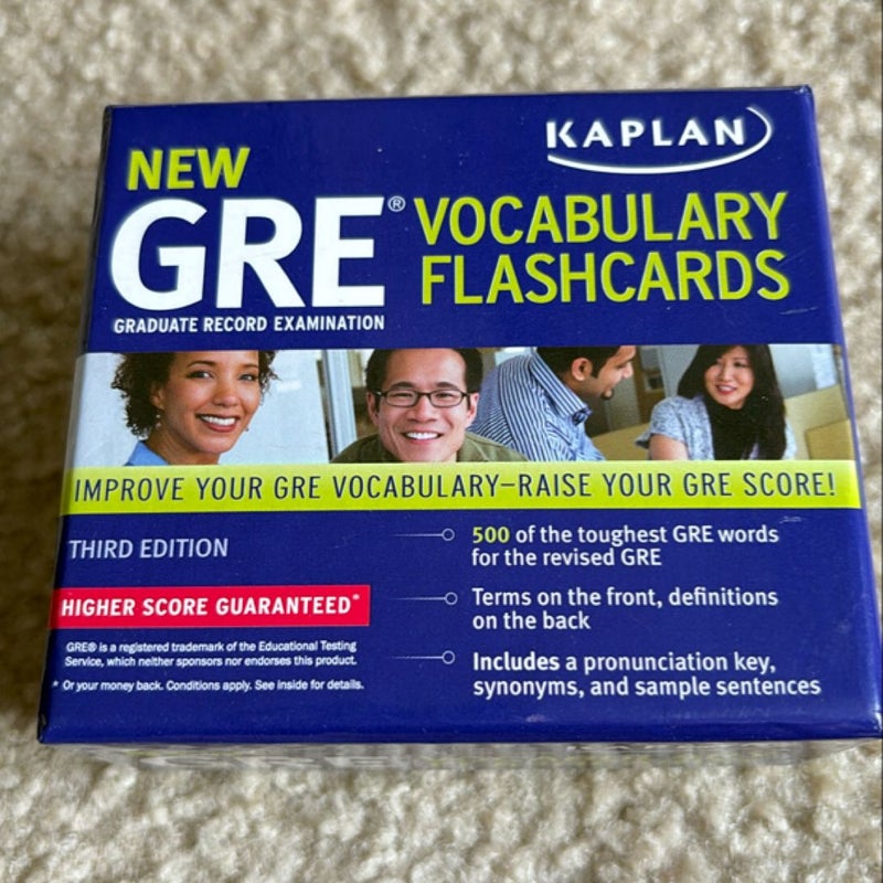 Kaplan New GRE Vocabulary Flashcards