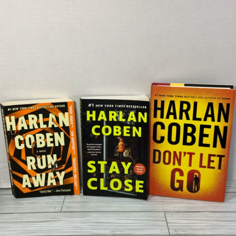 Harlan Coben Bundle: Run Away, Stay Close, Don’t Let Go