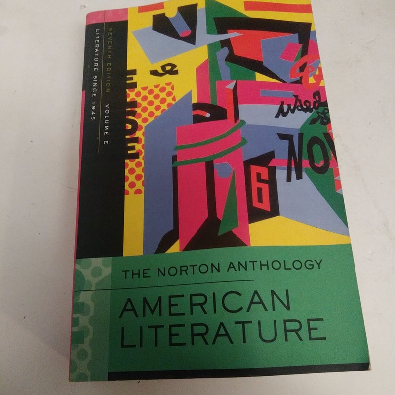 The Norton Anthology of American Literature