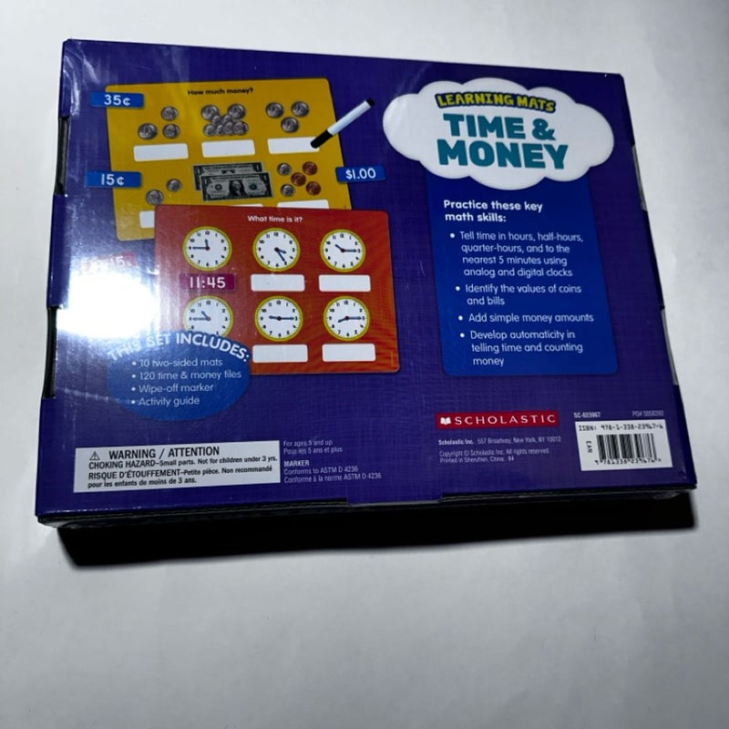 Learning Mats: Time and Money