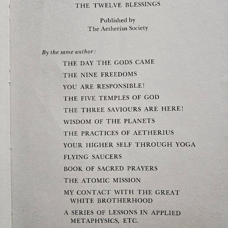 Twelve Blessings