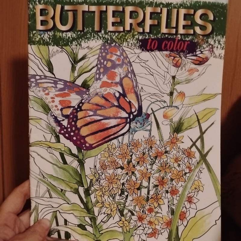 Butterflies to Color 