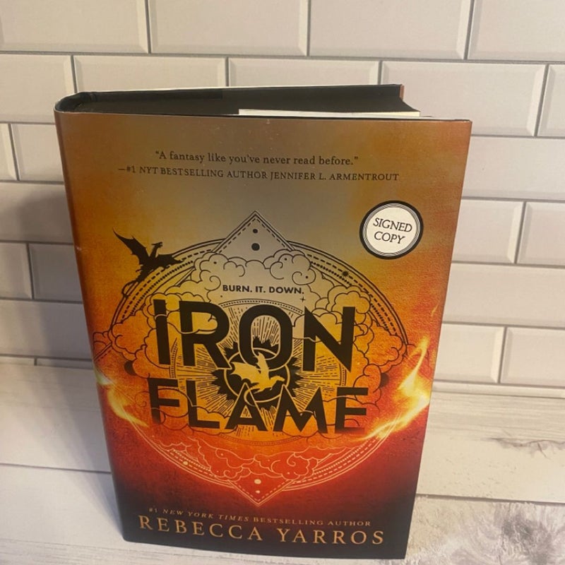 Iron Flame (Hand Signed by Rebecca Yarros)