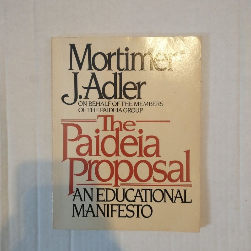 The Paideia Proposal