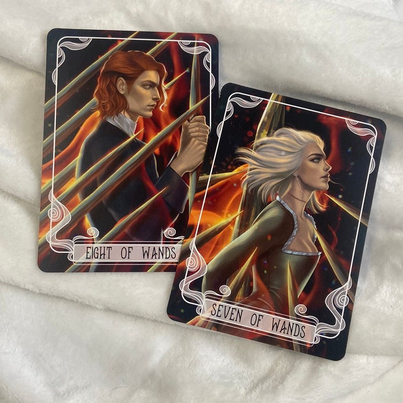 Fairyloot Exclusive Tarot Cards - Reid Diggory & Lou Le Blanc (Serpent & Dove by Shelby Mahurin)