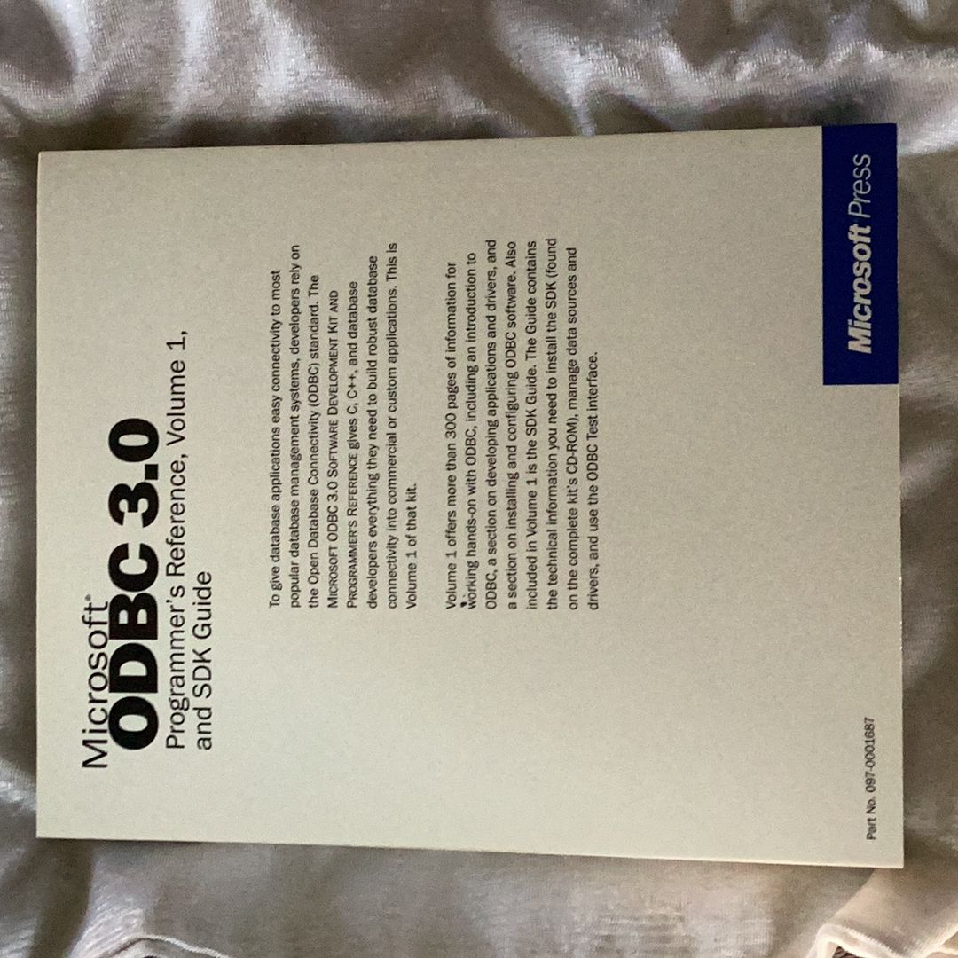 Microsoft ODBC 3.0 Software Development Kit and Programmer's Reference ...