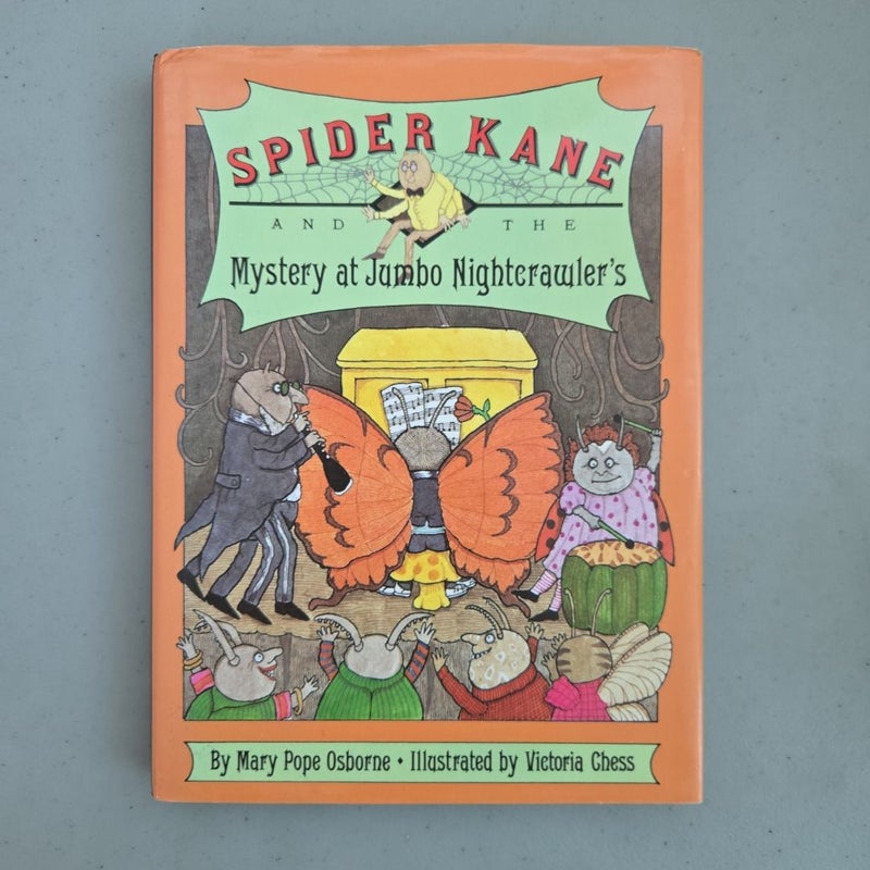 Spider Kane And The Mystery At Jumbo Nightcrawler's SIGNED