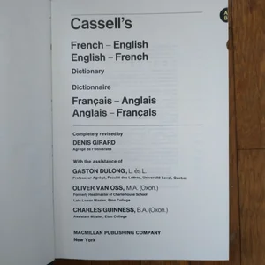 Cassell's French Dictionary