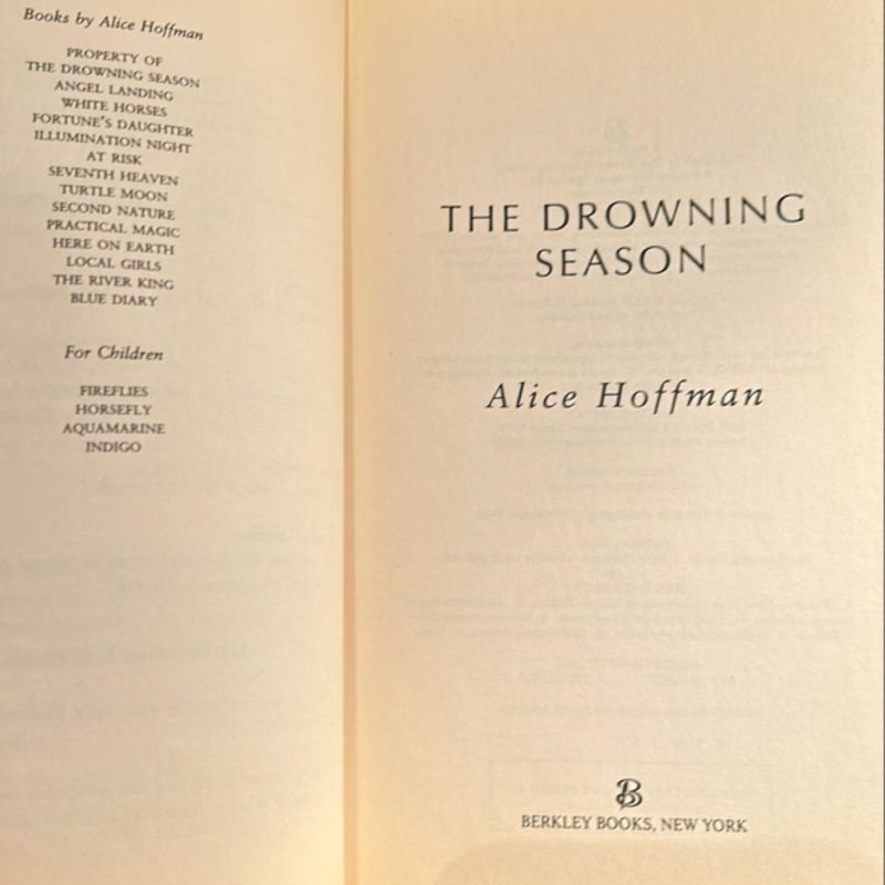 SIGNED The Drowning Season