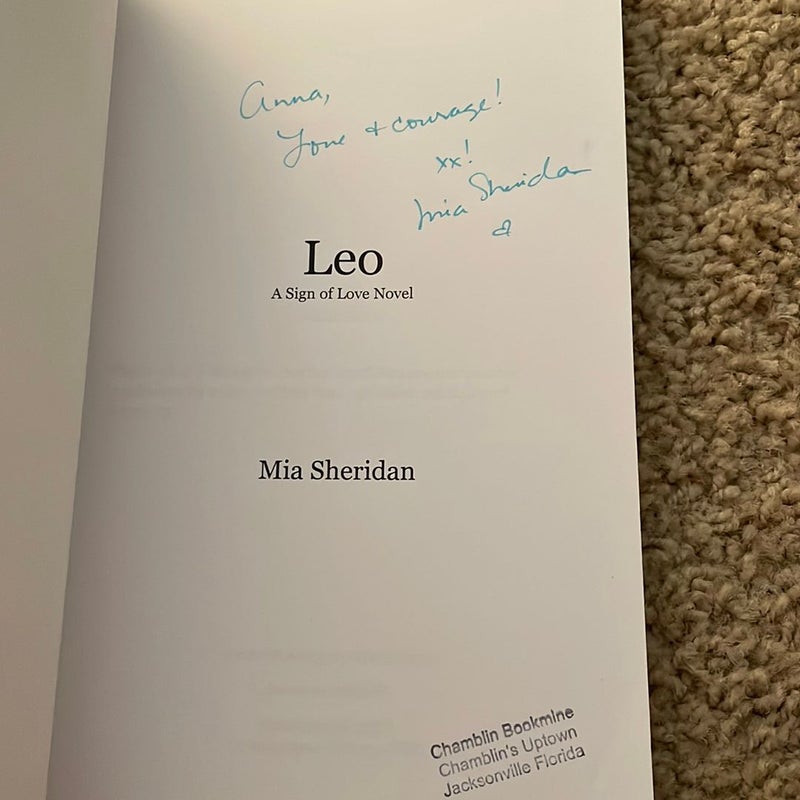 Leo (signed by the author)