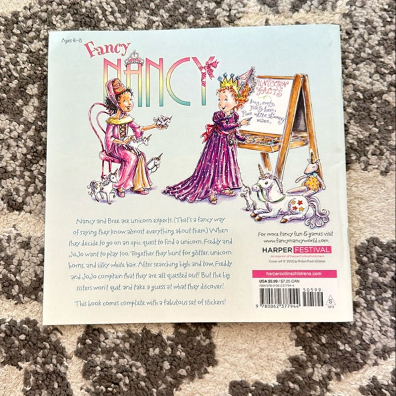 Fancy Nancy and the Quest for the Unicorn