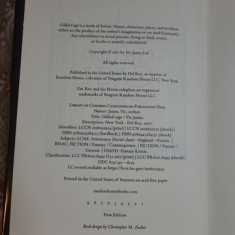 Gilded Cage (First Edition)