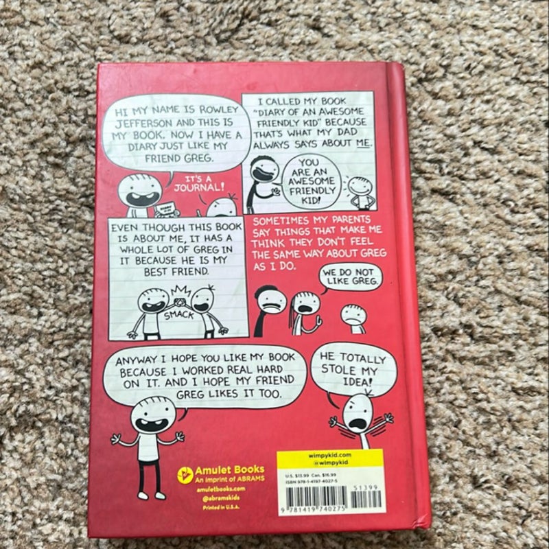 Diary of an Awesome Friendly Kid: Rowley Jefferson's Journal